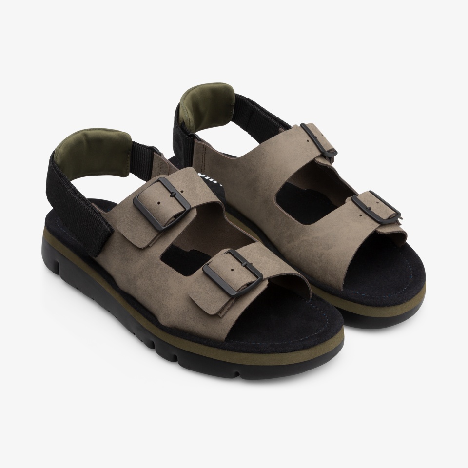 Sandalias Camper Oruga Hombre - Kaki | Camper Online + 0697SHEDR